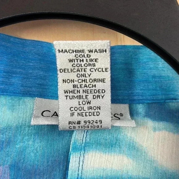 Catherines Tunic/Duster/Cardigan Easy Fit High Low Size 4X 30/32 Women - Picture 3 of 9